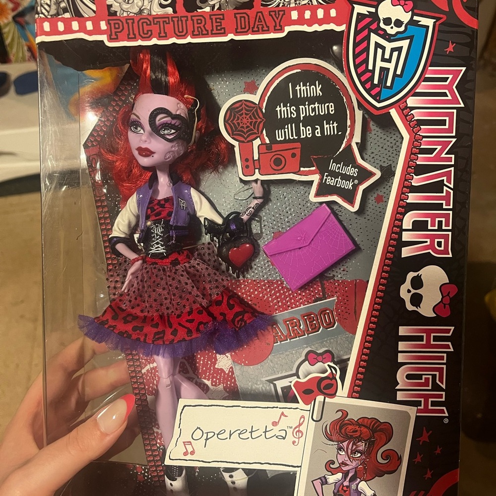 monster high doll operetta discontinued brand new in box!